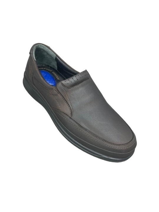 Smart Steps Leder Herren Freizeitschuhe Anatomisch Braun