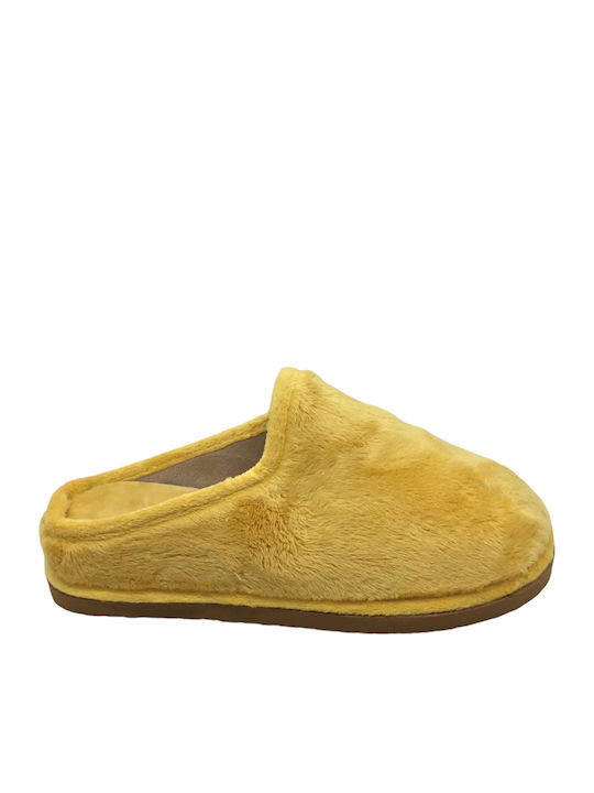Papuci de Damă de Iarnă Galbene
