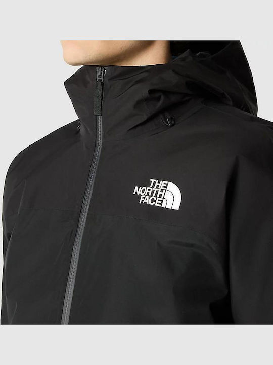 3 in 1 Winter Jacket Waterproof and Windproof Black