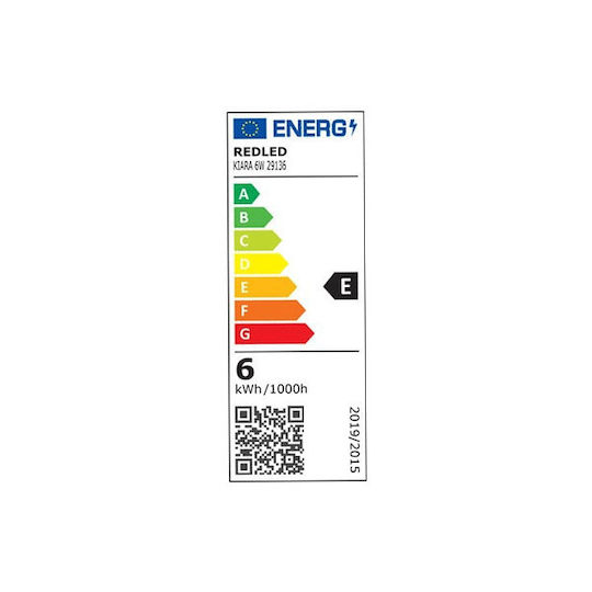 Redled Стенен Външен Плафон LED IP65 6W с Регулируемо бяло Светлина
