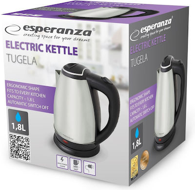 Esperanza Βραστήρας 1.8lt 2200W Ασημί