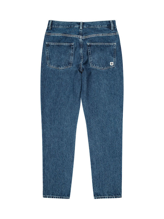 Pantaloni Jeans pentru Bărbați cu Croială Regular Albastru