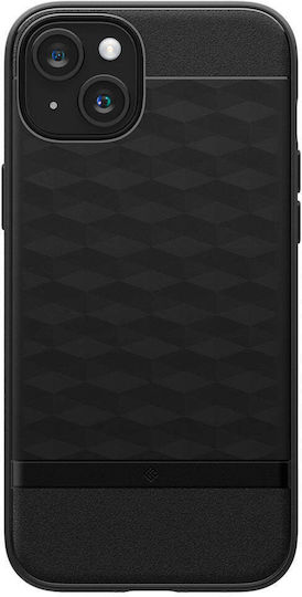 Caseology Parallax Mag Umschlag Rückseite Kunststoff Matte Black (iPhone 15)