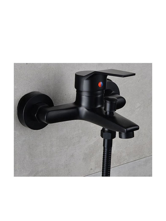 The Box Pro BL-101 Αναμεικτική Μπαταρία Μπανιέρας Πλήρες Σετ Μαύρη