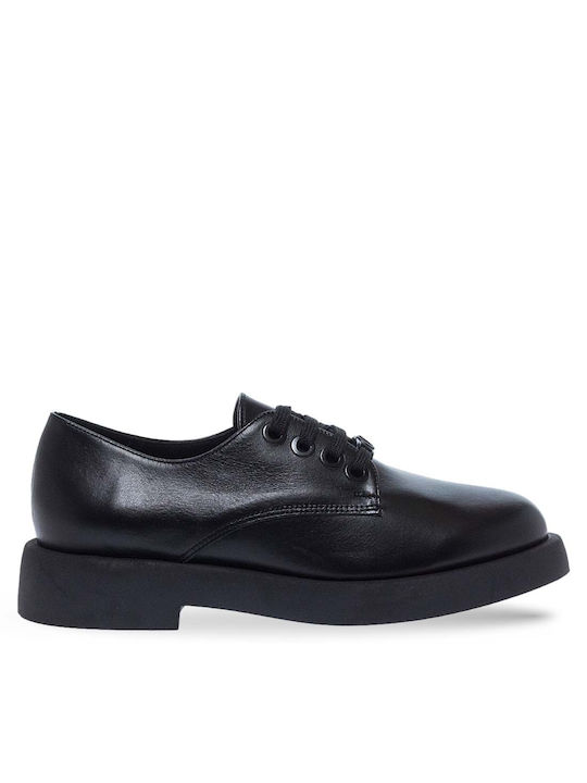 Parex Γυναικεία Oxfords σε Μαύρο Χρώμα