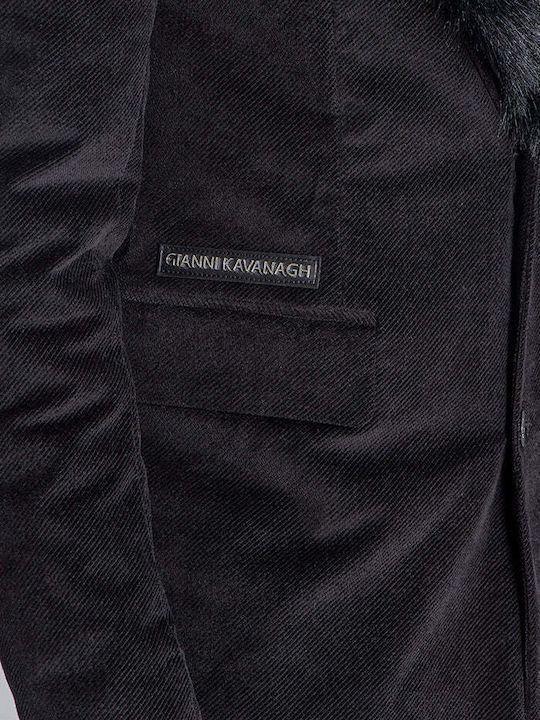 Gianni Kavanagh Men's Coat Black
