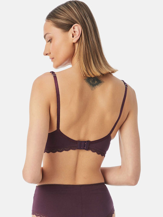 Minerva Fimelle Elegance Lila Damen Bralette-BH