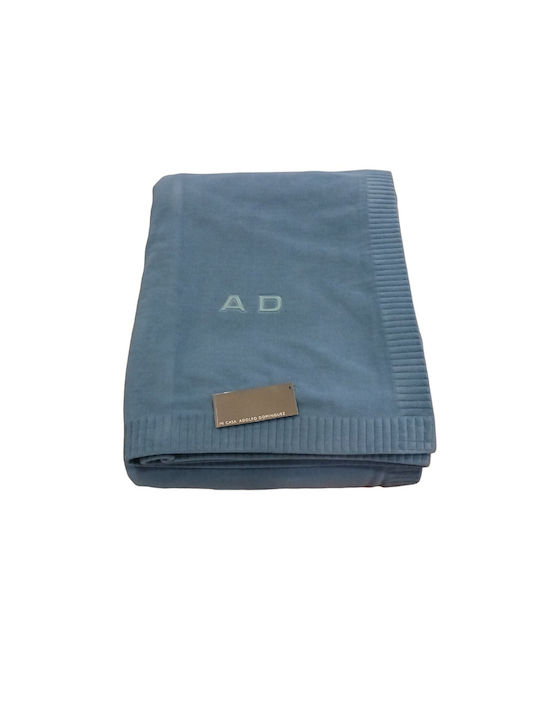 Manterol Casa Fleece Decke Übergröße 220x240cm Blau
