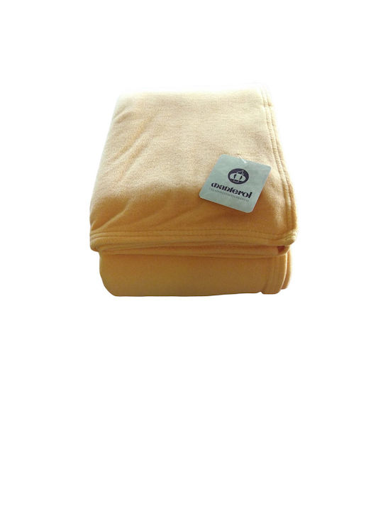 Manterol Casa Arica Decke Fleece Übergröße 220x240cm Hellblau