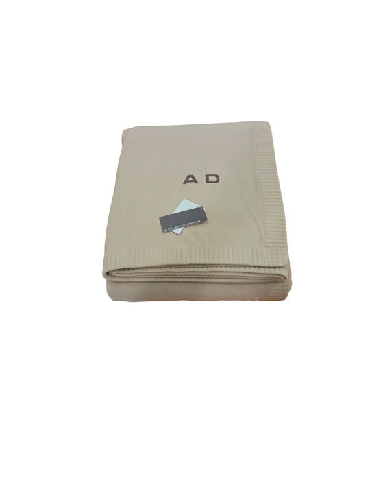 Manterol Casa Fleece Blanket Super Double 220x240cm Beige