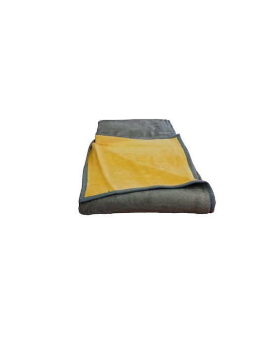 Manterol Casa Dacota Decke Übergröße 220x240cm Orange