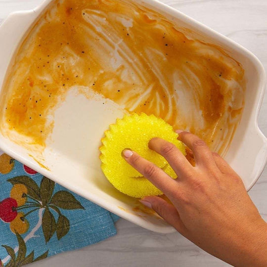 Scrub Daddy Scrub Daddy Set Bureți de bucătărie Galbeni 4buc
