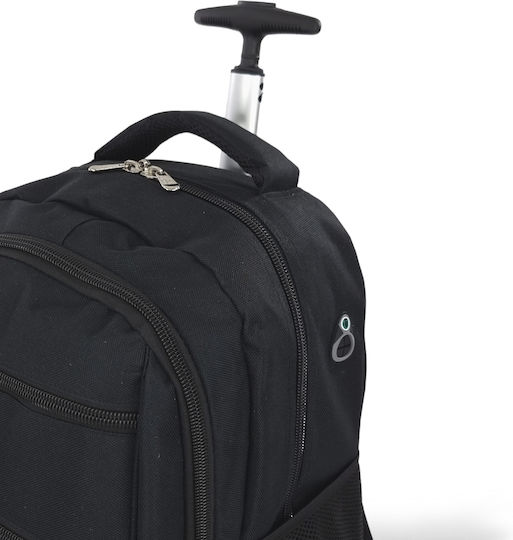 Ormi Sack Voyage Back 30lt Black with Wheels Fabric L50xW19xH34cm