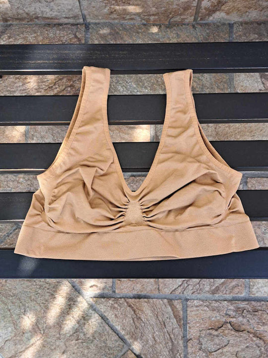 Frauen Sport-BH Beige