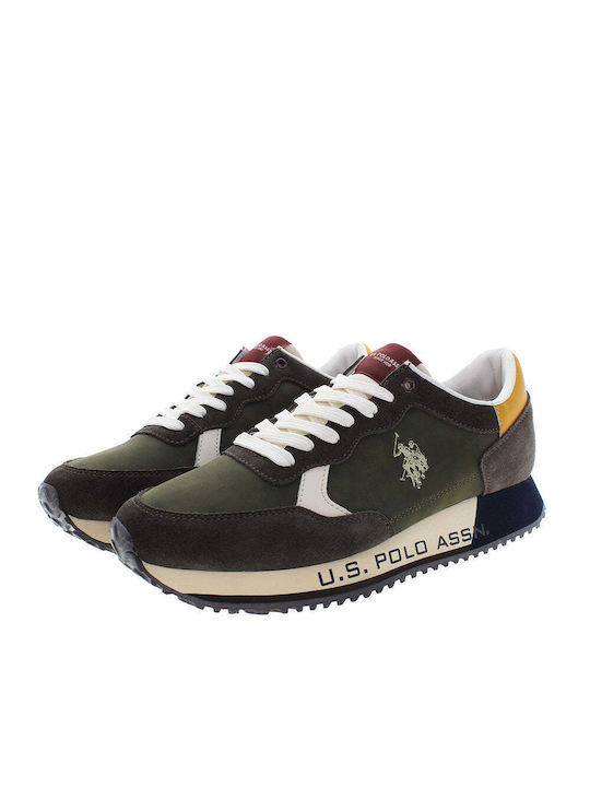 U.S. Polo Assn. Ανδρικά Sneakers Χακί