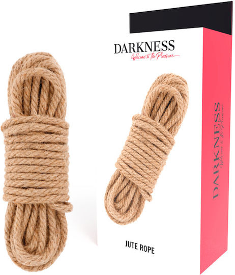 Darkness Kinbaku Linen Rope Въже за Връзване в Черен Цвят