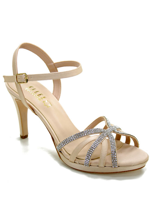 Ellen Damen Sandalen in Beige Farbe