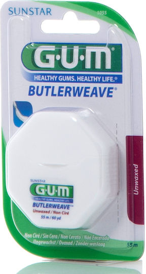 GUM ButlerWeave Οδοντικό Νήμα 55m