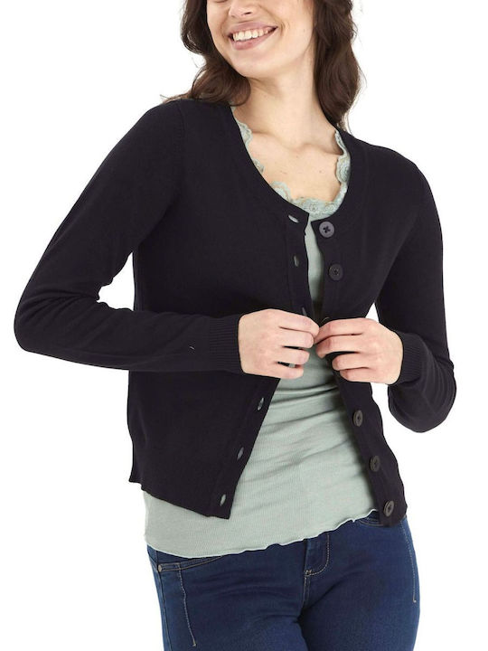 Fransa Women's Knitted Cardigan Black