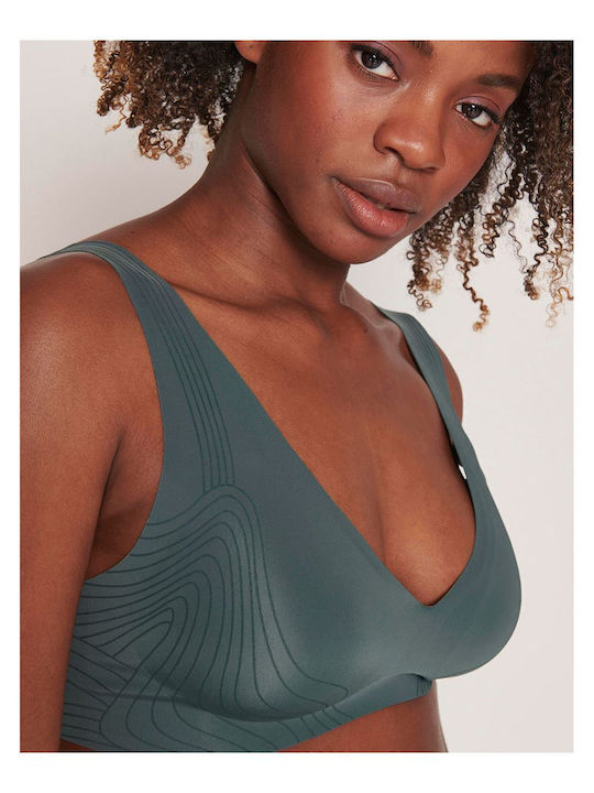 Zero Feel Women's Bra without Padding Green