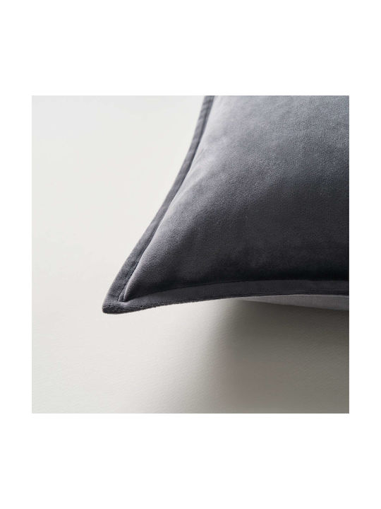 Gofis Home Decorative Pillow Case Winter 710/15 from Velvet Mystic Grey 710/15 30x50cm.