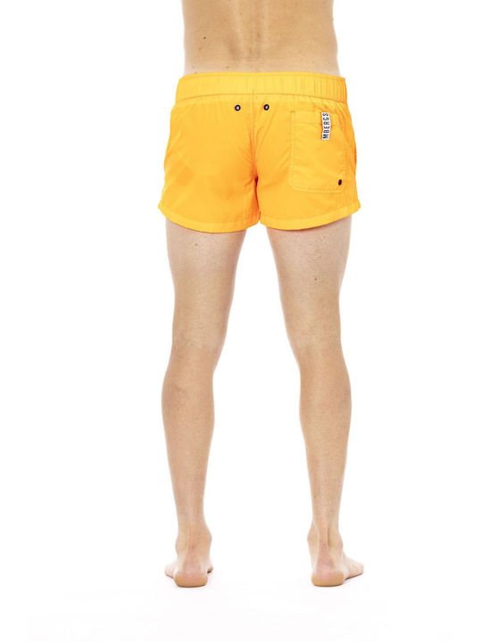 Bikkembergs Herren Badebekleidung Shorts Orange