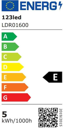 123led LED Bulb 4.2W for Socket E27 Warm White 470lm Dimmable