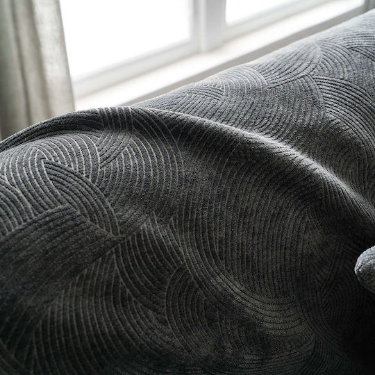 Gofis Home Nimbus Armchair Throw Jacquard 180x180cm Gray