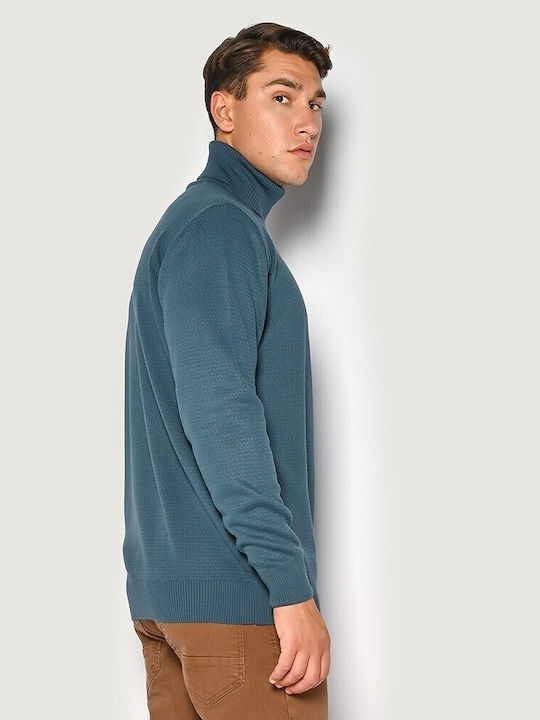 Brokers Jeans Men's Long Sleeve Sweater Petrol Blue