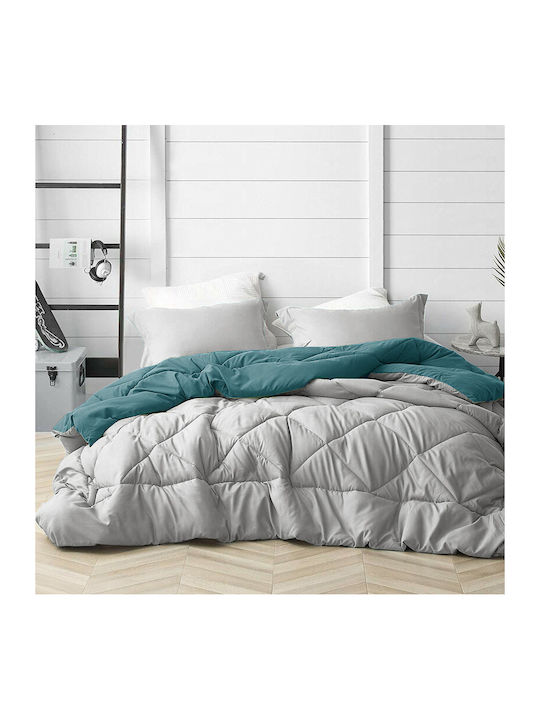 Saray Home Πάπλωμα Υπέρδιπλο 220x240εκ. Πετρόλ 180 GSM