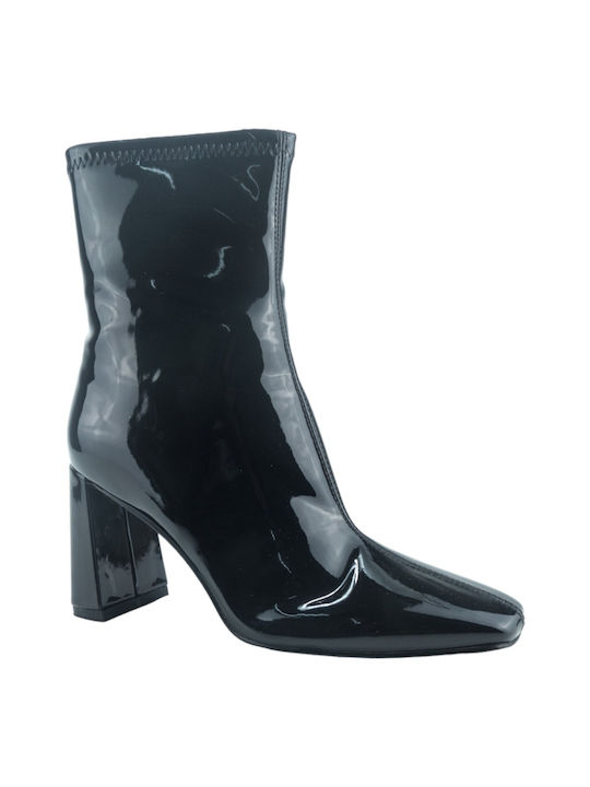 Corina Women's Ankle Boots made of Patent Leather Black