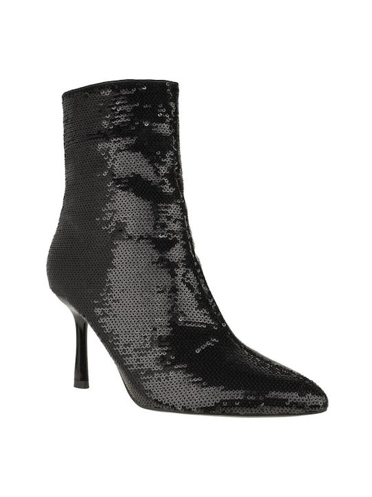 Corina Women's Ankle Boots with High Heel Black