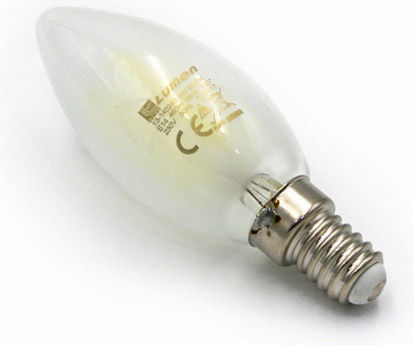 Adeleq LED-Lampe 4W 98mm für Fassung E27 und Form G45 Warmes Weiß 420lm