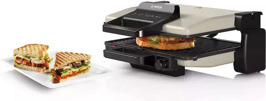 Bosch Sandwich Maker Grill with Removable Plates 2000W Alu
