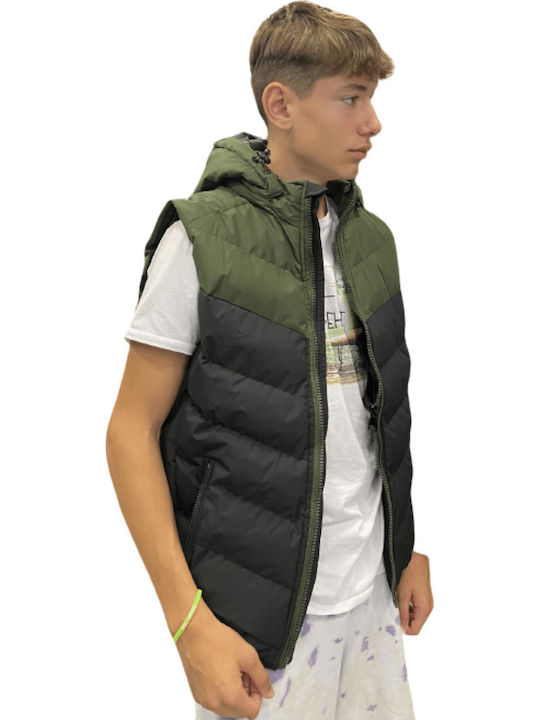 Безръкавно Ветроустойчиво Яке Olive/Black