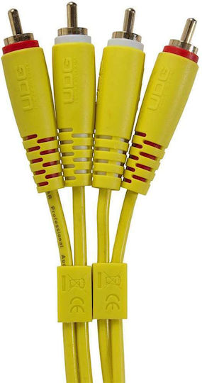 UDG Cable 2x RCA male - 2x RCA male 1.5m U97001YL