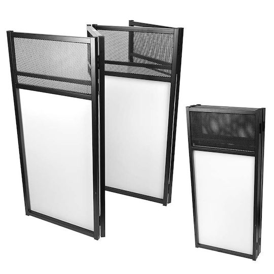 STAND4ME Dj Screen Xl Table Folding Screen Black