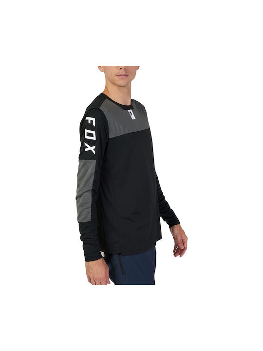 Fox Defend Ls Long Sleeves Cycling Jersey Black