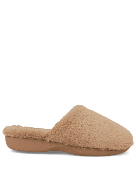 Migato Women's Slippers with Fur Brown