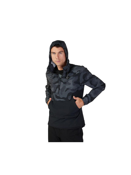 Fox Ranger Wind Cycling Windbreaker Jacket Long sleeve Black