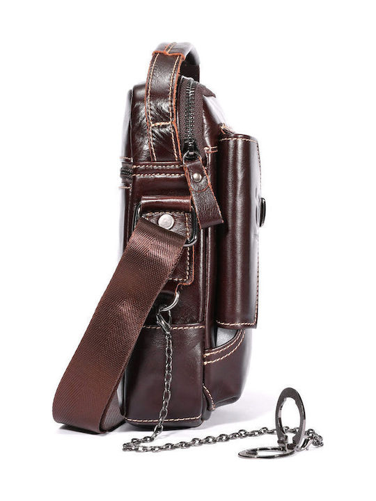 Djb Leather Men's Bag Shoulder / Crossbody Brown