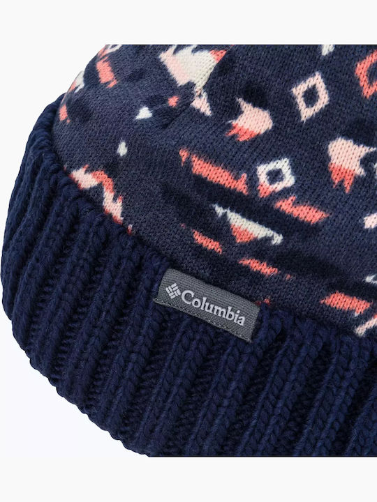 Knitted Beanie Cap Navy Blue