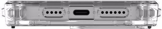 UAG Plyo Back Cover Silicone / Plastic Ice / Silver (iPhone 15 Pro Max)