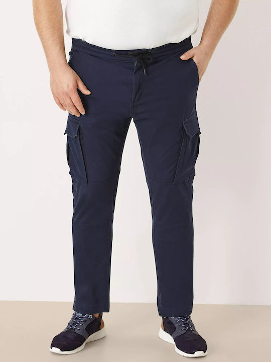 Trousers Cargo Elastic Blue