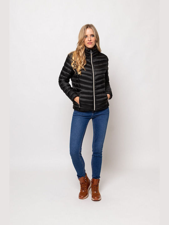 Heavy Tools Kurz Damen Ärmellos Puffer Jacke für Winter Schwarz