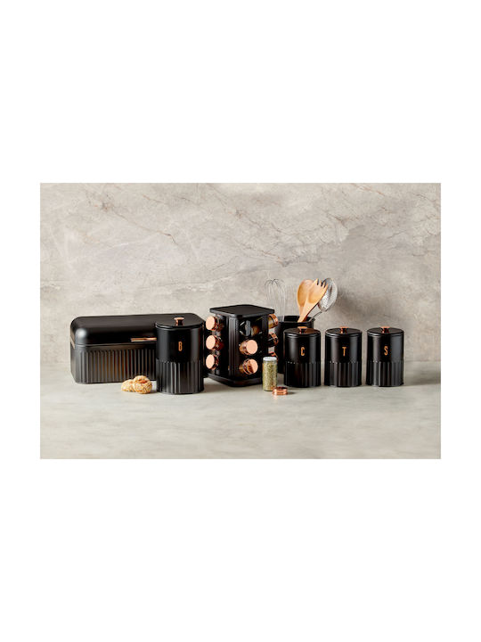 Maxwell & Williams Vase for Tea with Lid Metallic Black 1350ml