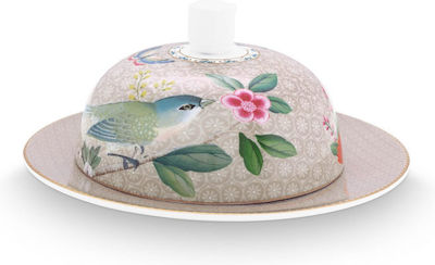 PiP Studio Birds Butterdose aus Porzellan Bunt