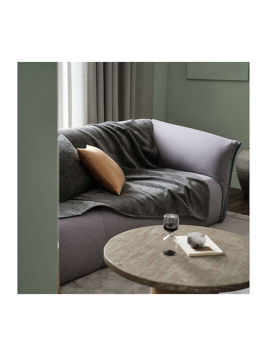 Gofis Home Zweisitzer-Sofa Überwurf Nimbus 180x250cm Gray