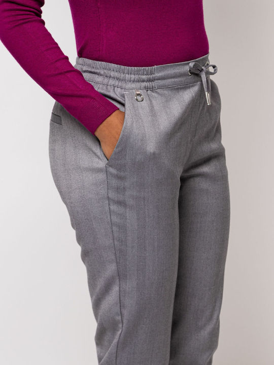 Dama Tesatura Pantaloni Gri