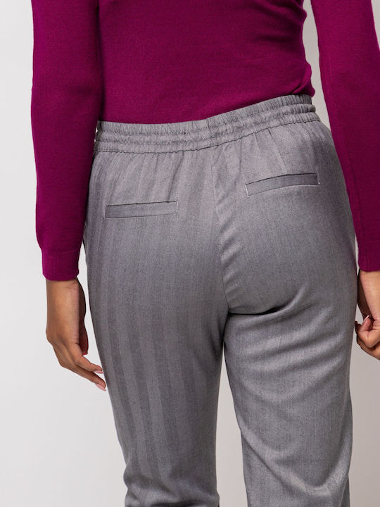Dama Tesatura Pantaloni Gri